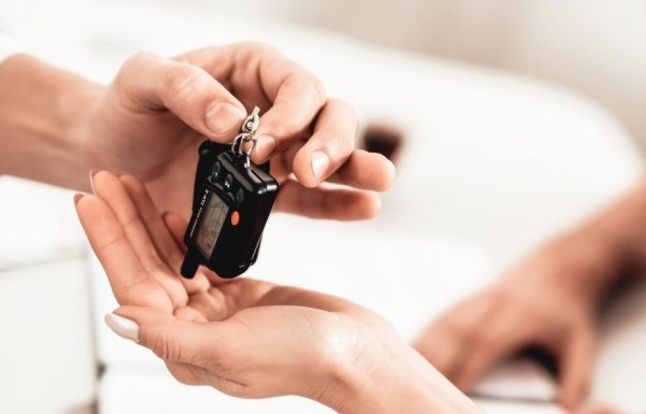 Dekking Keyless Entry auto onder druk